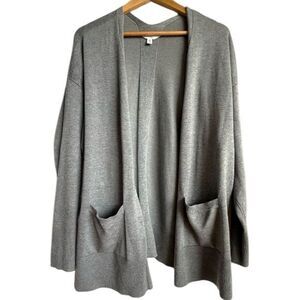 Time And Tru Womens‎ Open Front Cardigan Size 20 XXL Cozy Minimalist Casual